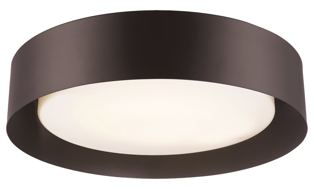 Led Flush Drum Wh Acry-Bk by Trans Globe