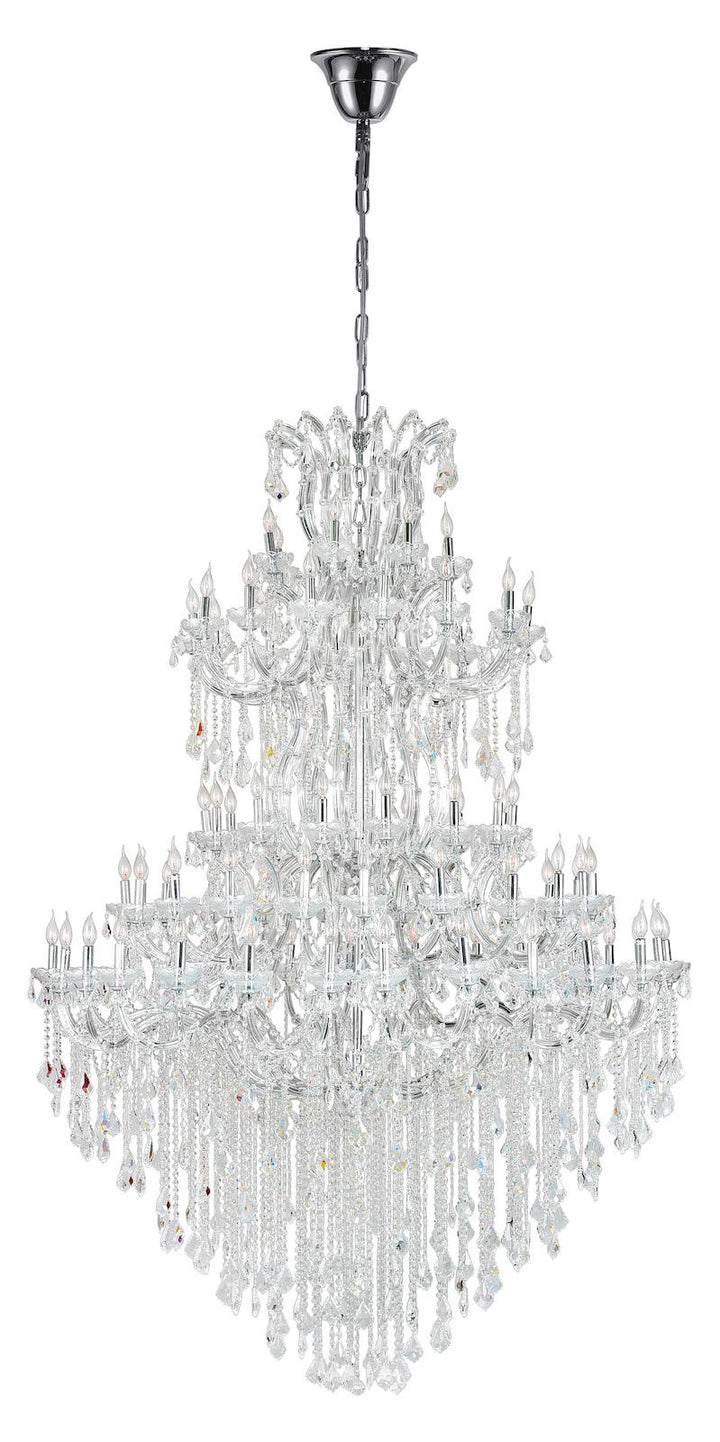 84 Light Chandelier With Chrome Finish by CWI Lighting