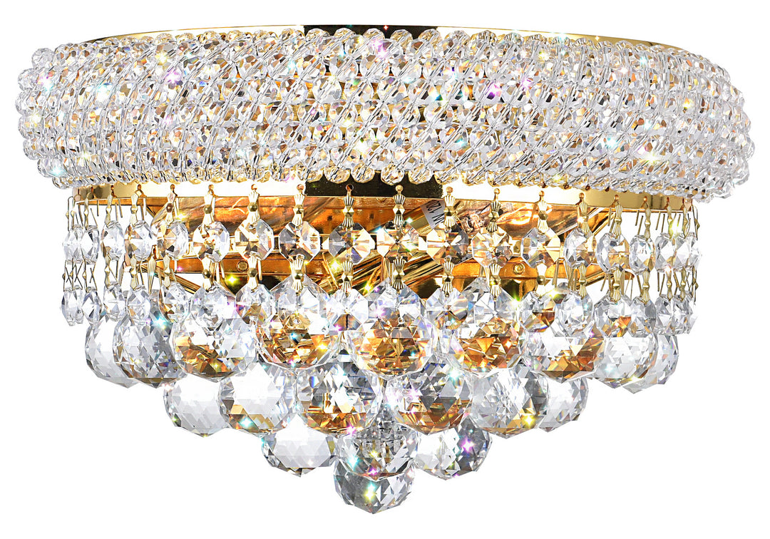 2 Light Wall Sconce With Gold Finish by CWI Lighting