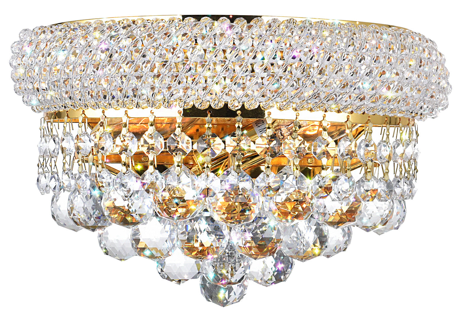 2 Light Wall Sconce With Gold Finish by CWI Lighting