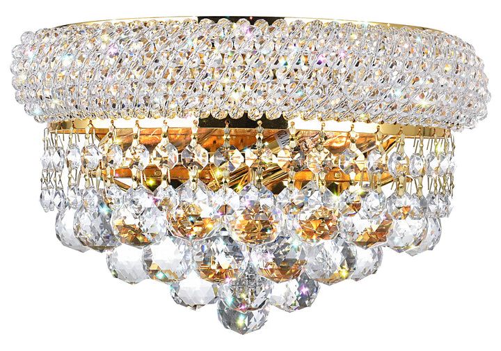 2 Light Wall Sconce With Gold Finish by CWI Lighting