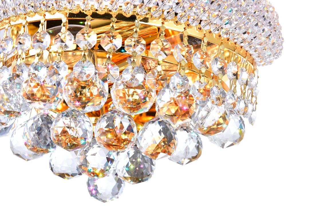 2 Light Wall Sconce With Gold Finish