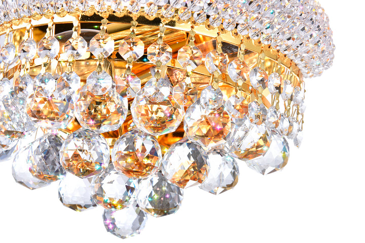 2 Light Wall Sconce With Gold Finish