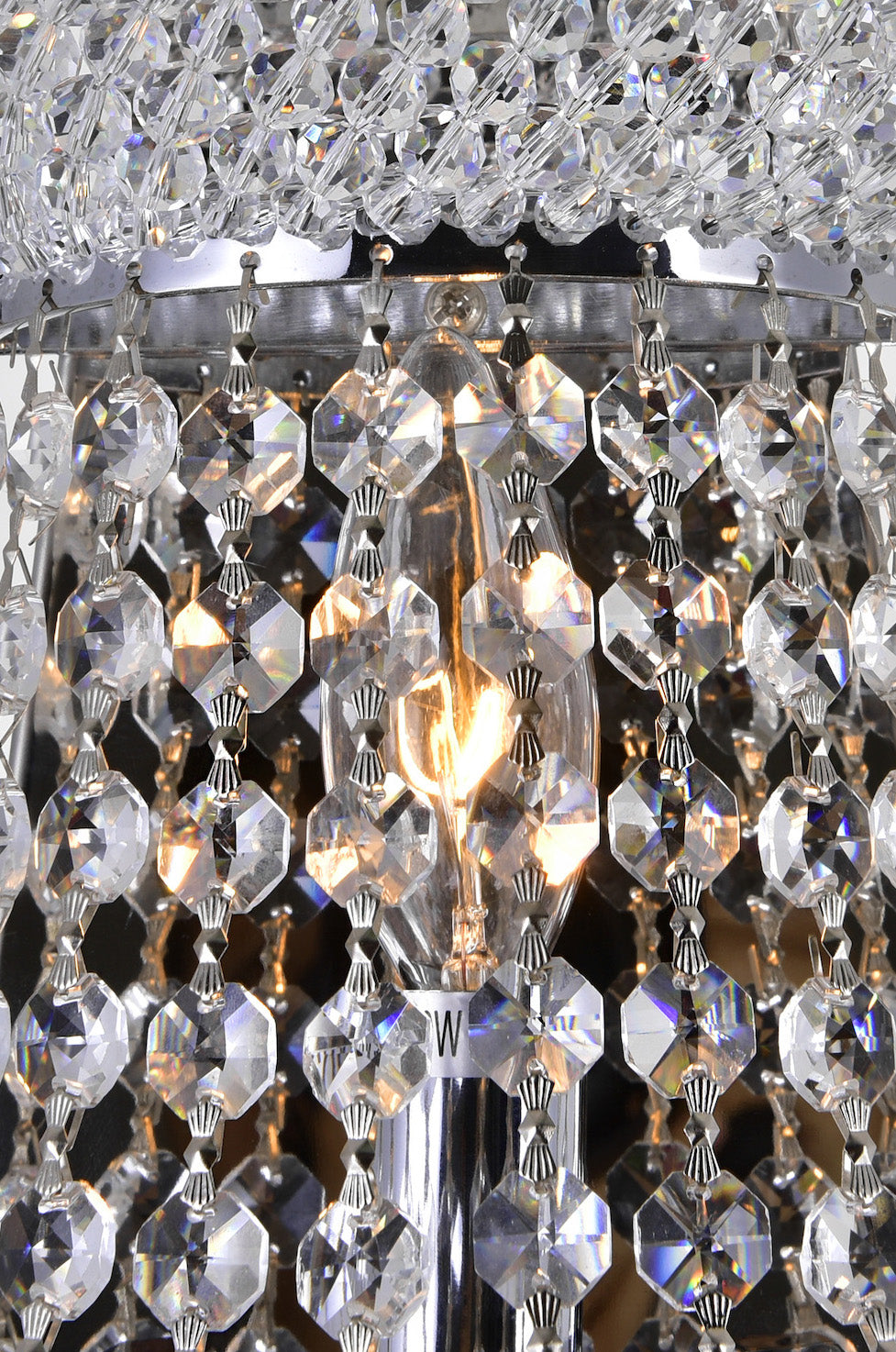 3 Light Wall Sconce With Chrome Finish