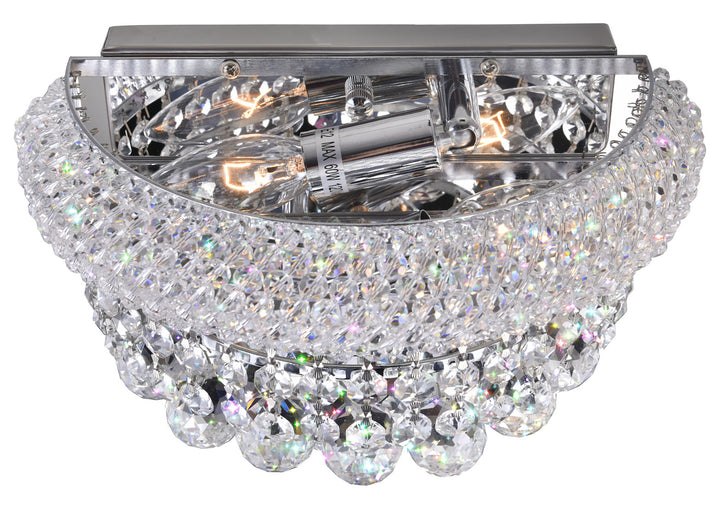 2 Light Wall Sconce With Chrome Finish