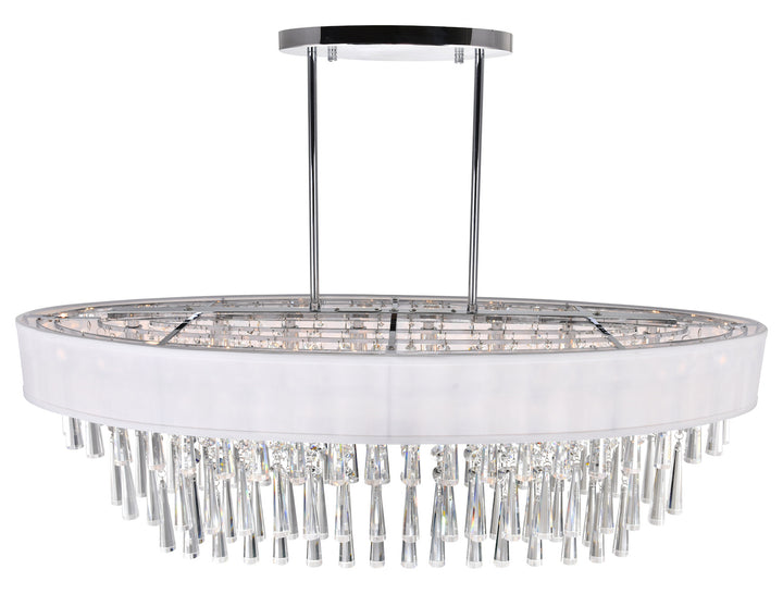 8 Light Chandelier With Chrome Finish