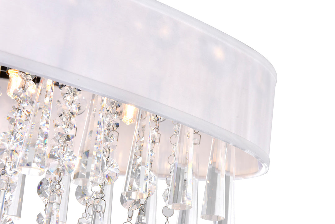 8 Light Chandelier With Chrome Finish