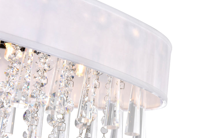 8 Light Chandelier With Chrome Finish
