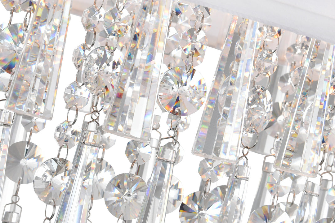 8 Light Chandelier With Chrome Finish