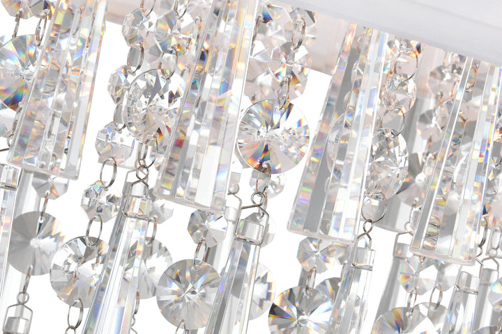 8 Light Chandelier With Chrome Finish