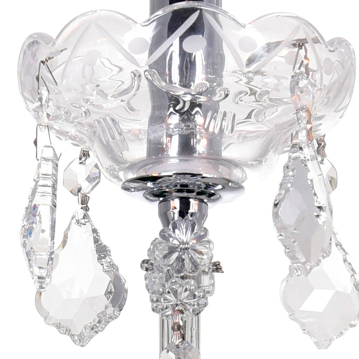 3 Light Wall Sconce With Chrome Finish
