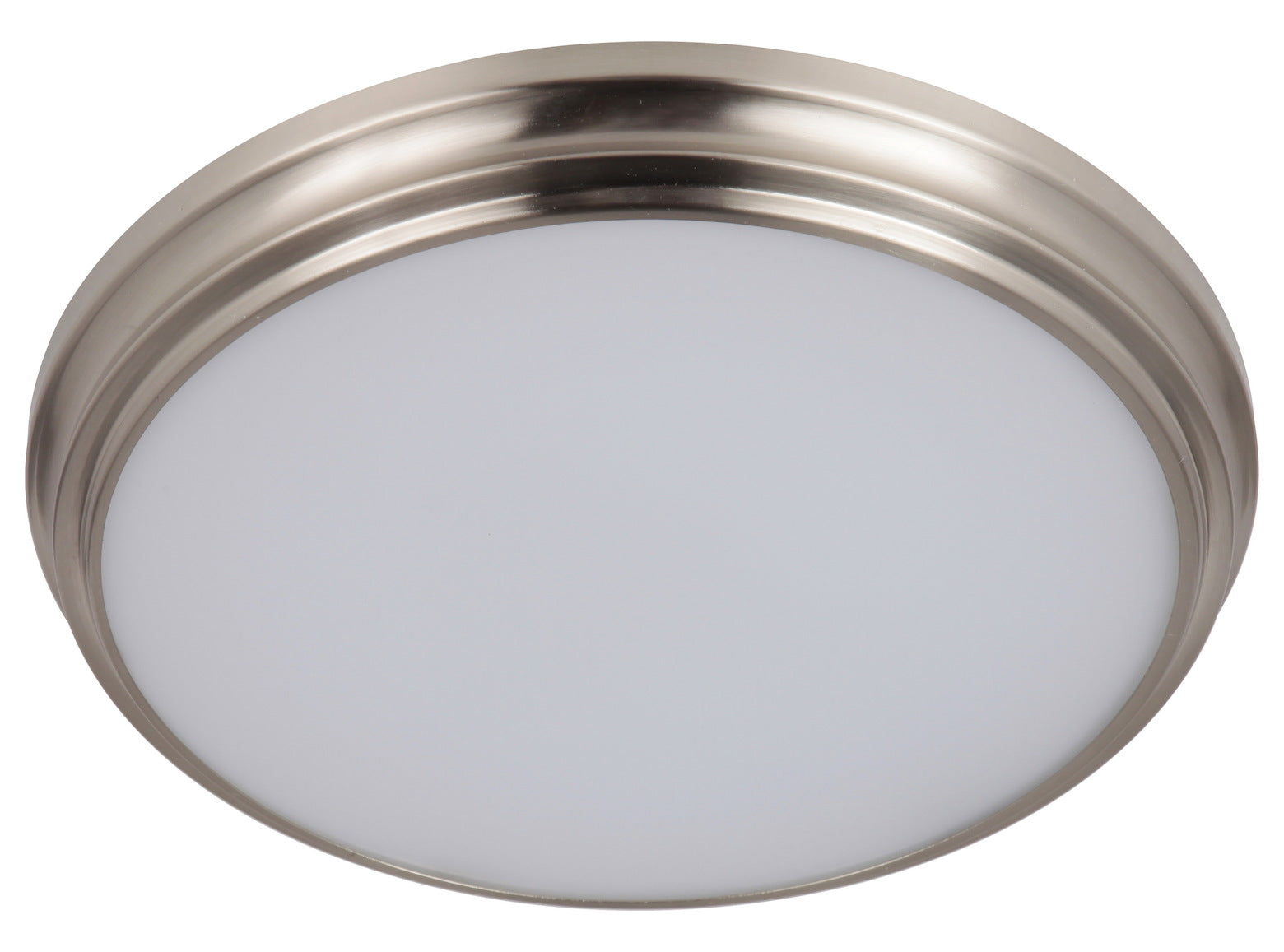 1 Light 11in LED Flushmount in Brushed Polished Nickel by Craftmade