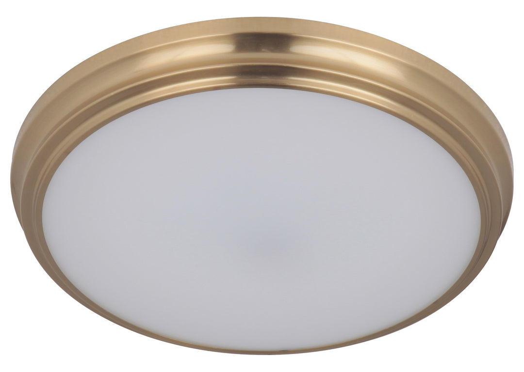 1 Light 11in LED Flushmount in Satin Brass by Craftmade