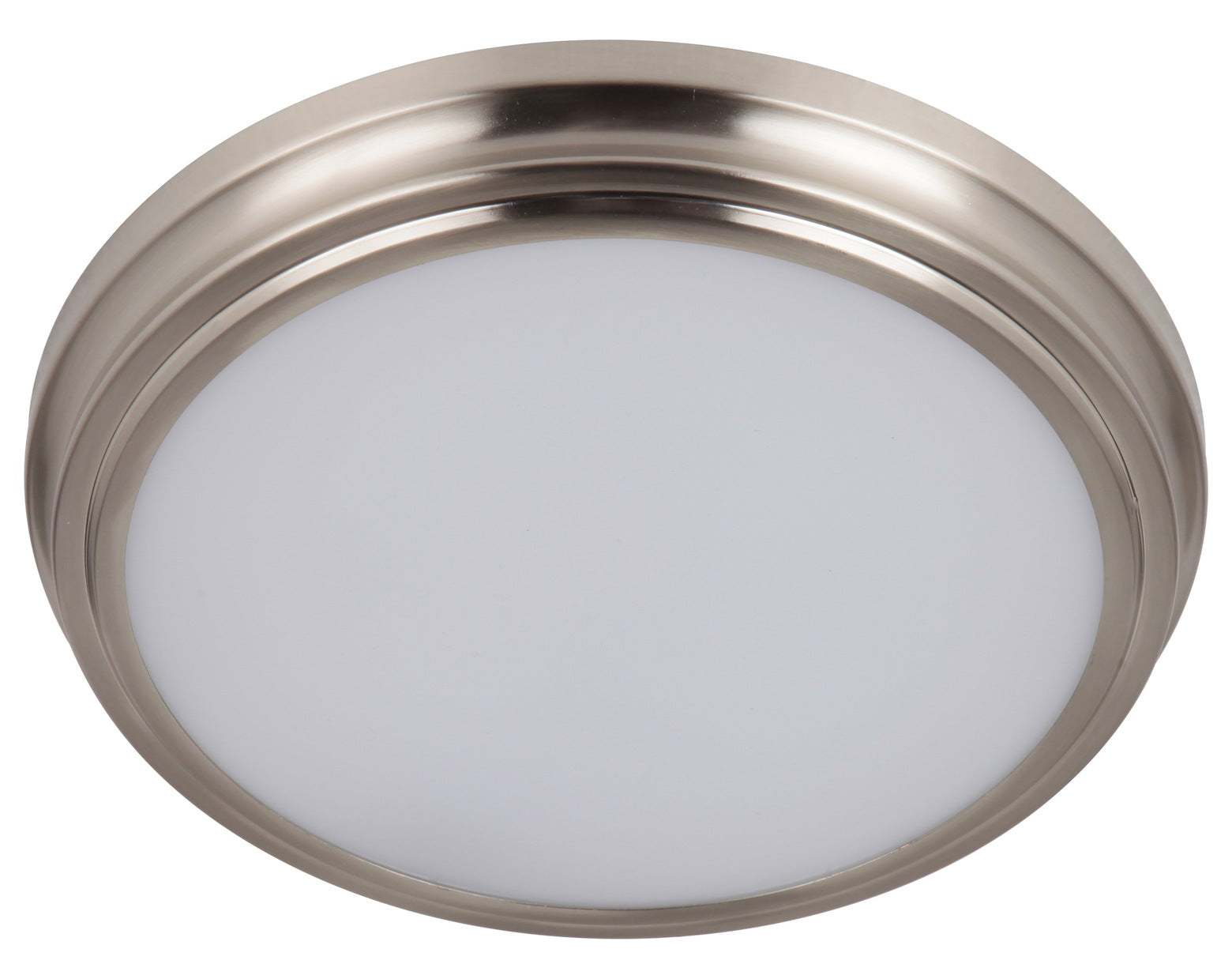 1 Light 13in LED Flushmount in Brushed Polished Nickel by Craftmade