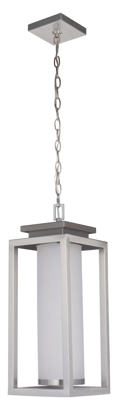 1 Light Large LED Outdoor Pendant in Stainless Steel by Craftmade