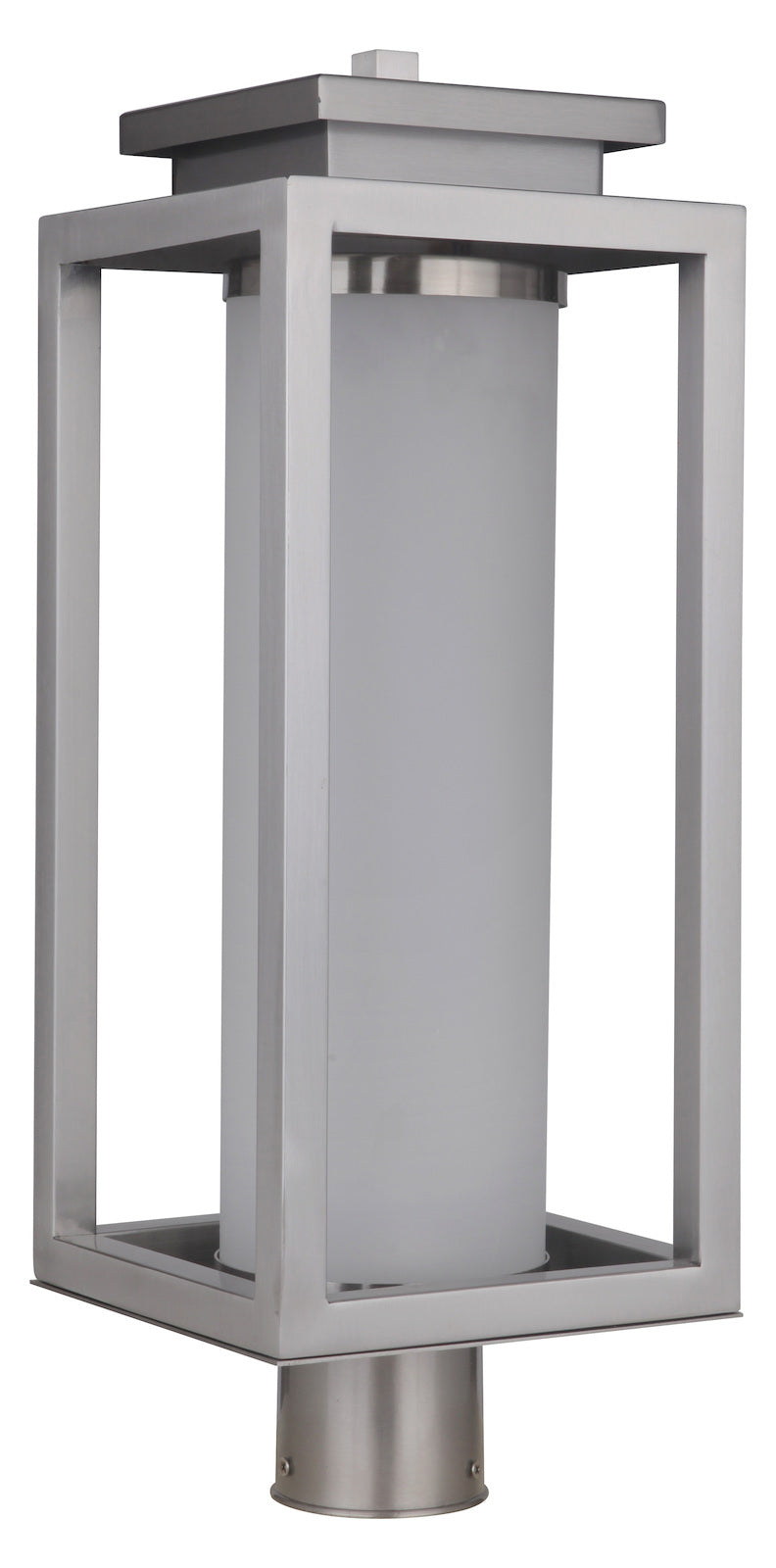 1 Light Large LED Outdoor Post Mount in Stainless Steel by Craftmade