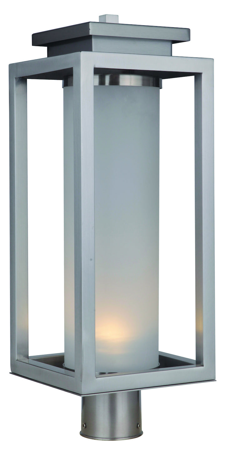 1 Light Large LED Outdoor Post Mount in Stainless Steel