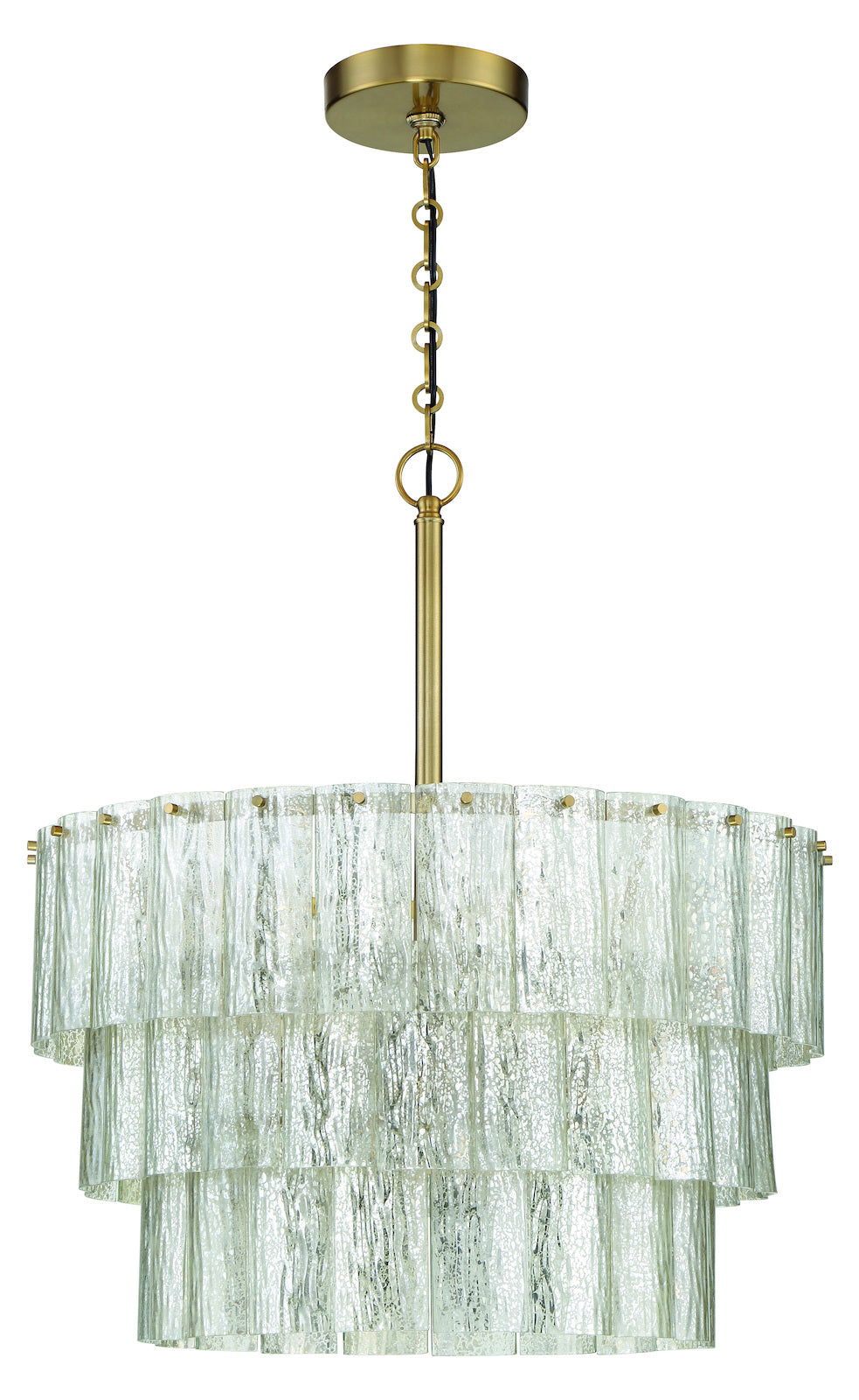 9 Light Pendant in Satin Brass by Craftmade