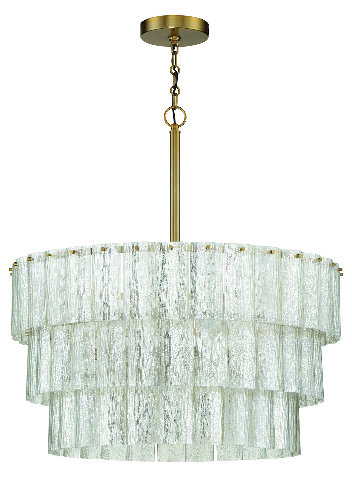 9 Light Pendant in Satin Brass by Craftmade