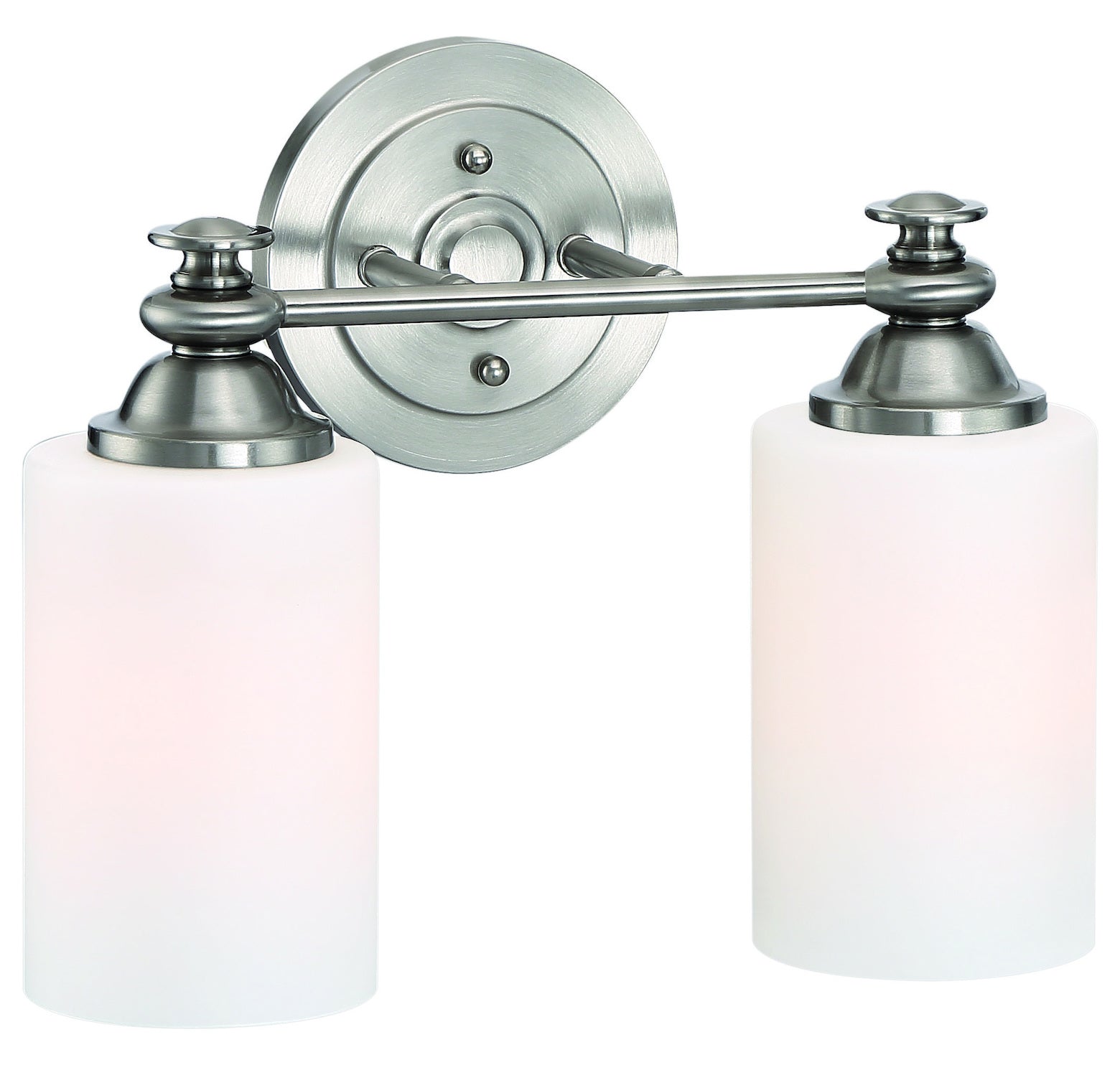 2 Light Vanity in Brushed Polished Nickel by Craftmade