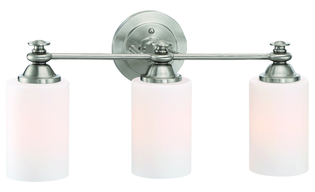 3 Light Vanity in Brushed Polished Nickel by Craftmade