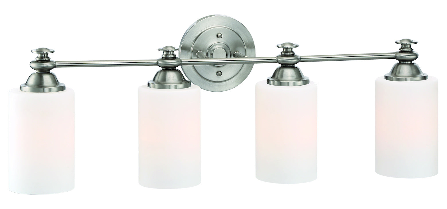 4 Light Vanity in Brushed Polished Nickel