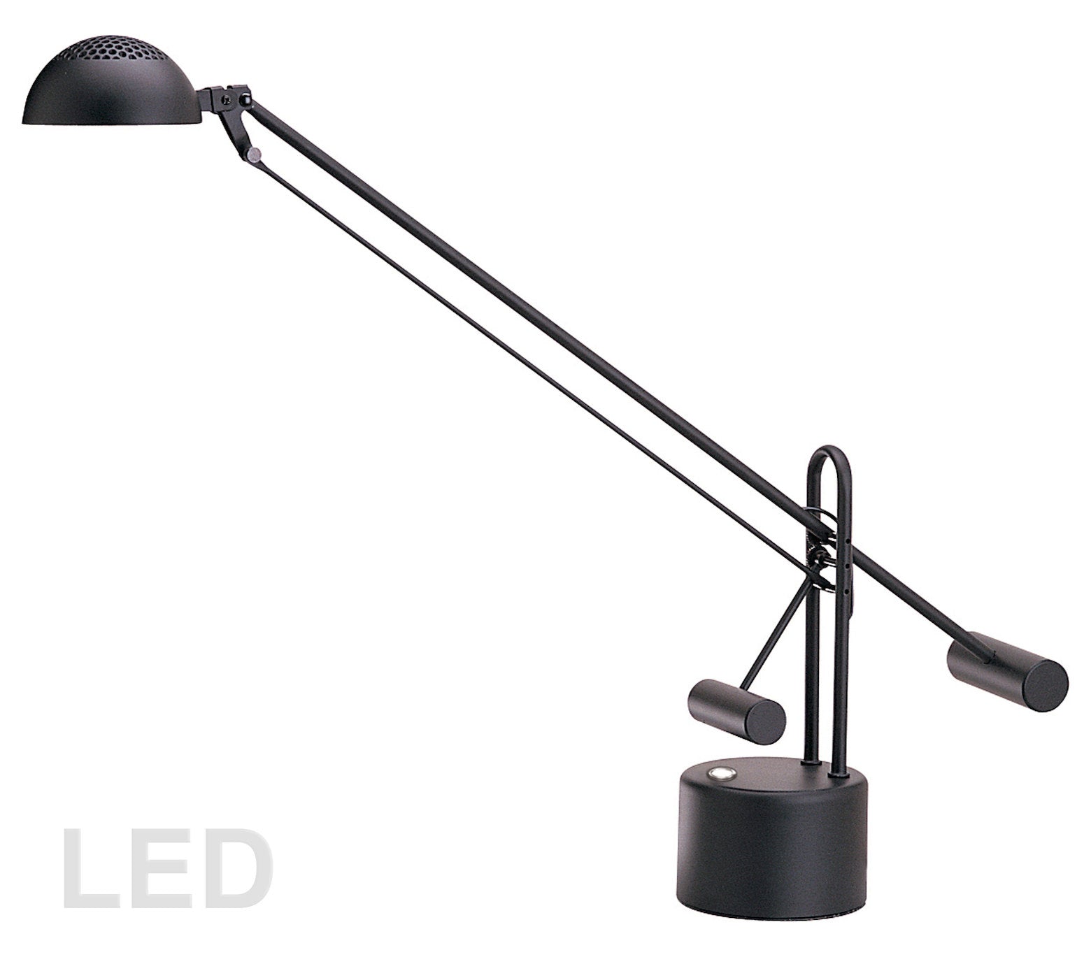 8W Led Desk Lamp Black Finish by Dainolite