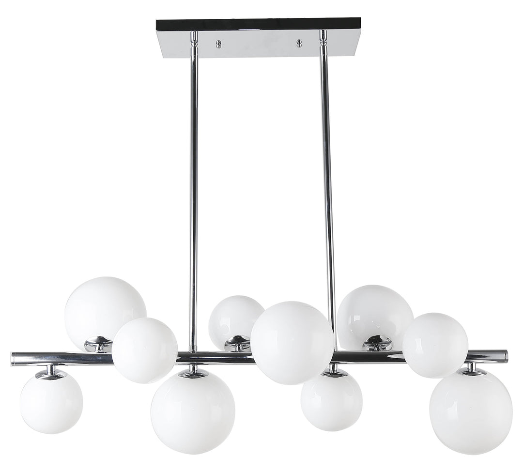 10Lt Horizontal Pendant Polished Chrome Finish by Dainolite