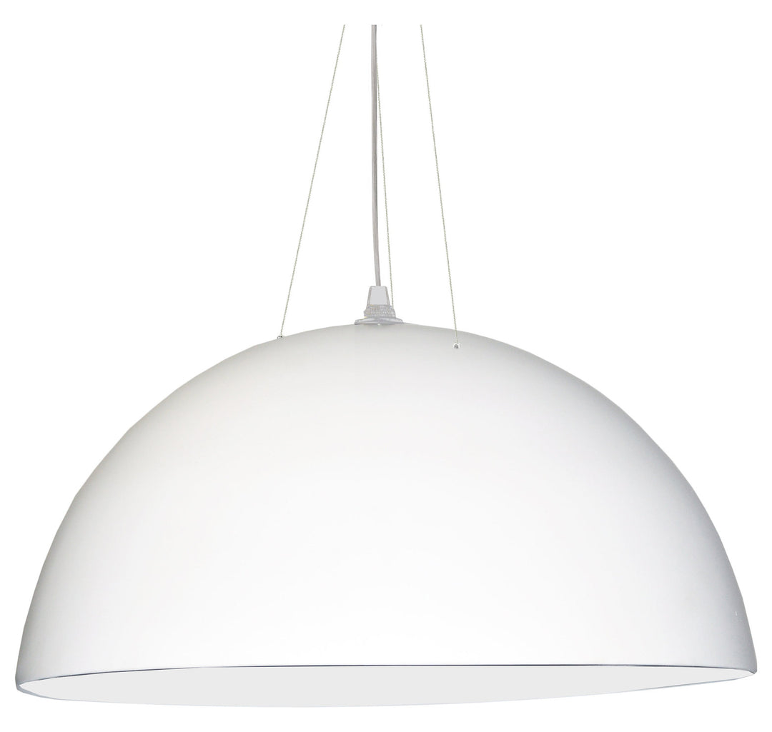 3 Bulb Pendant White Finish by Dainolite