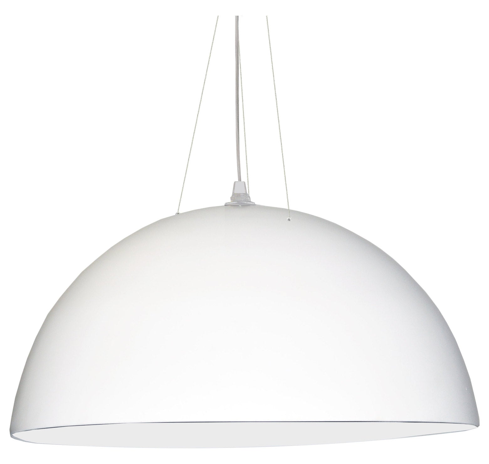 3 Bulb Pendant White Finish by Dainolite