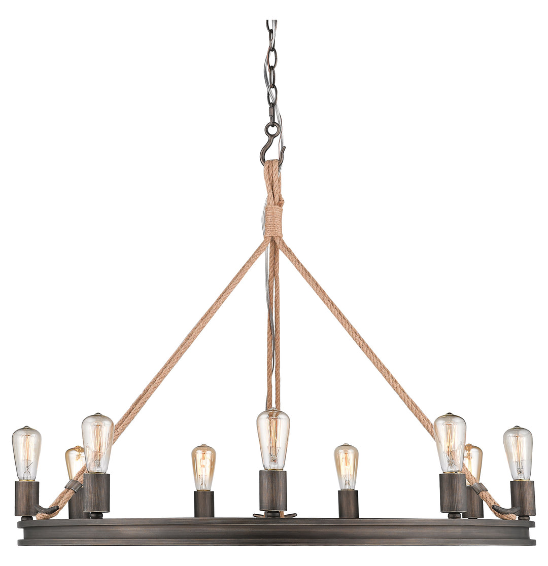 9 Light Chandelier by Golden