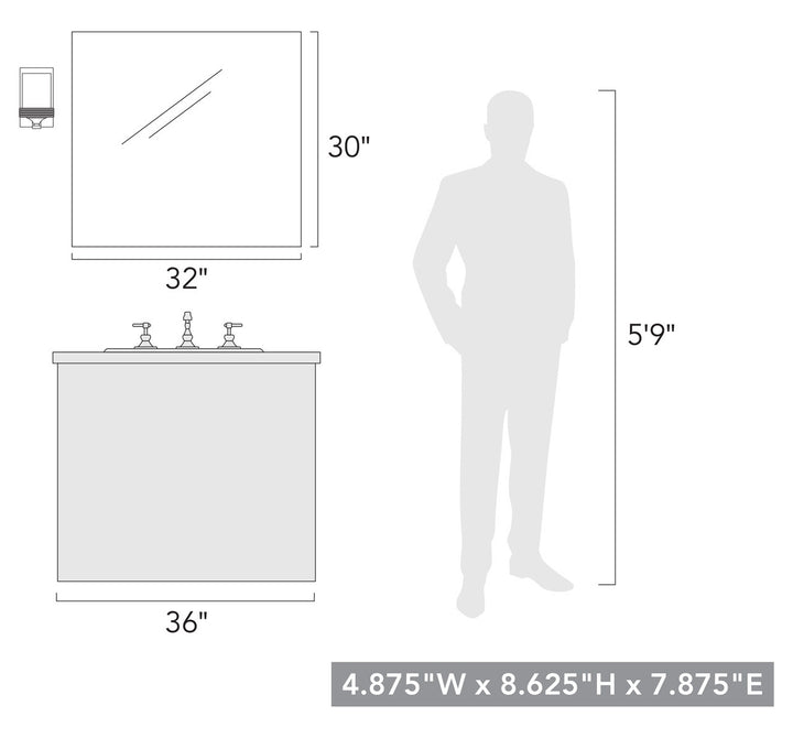 1 Light Bath Vanity