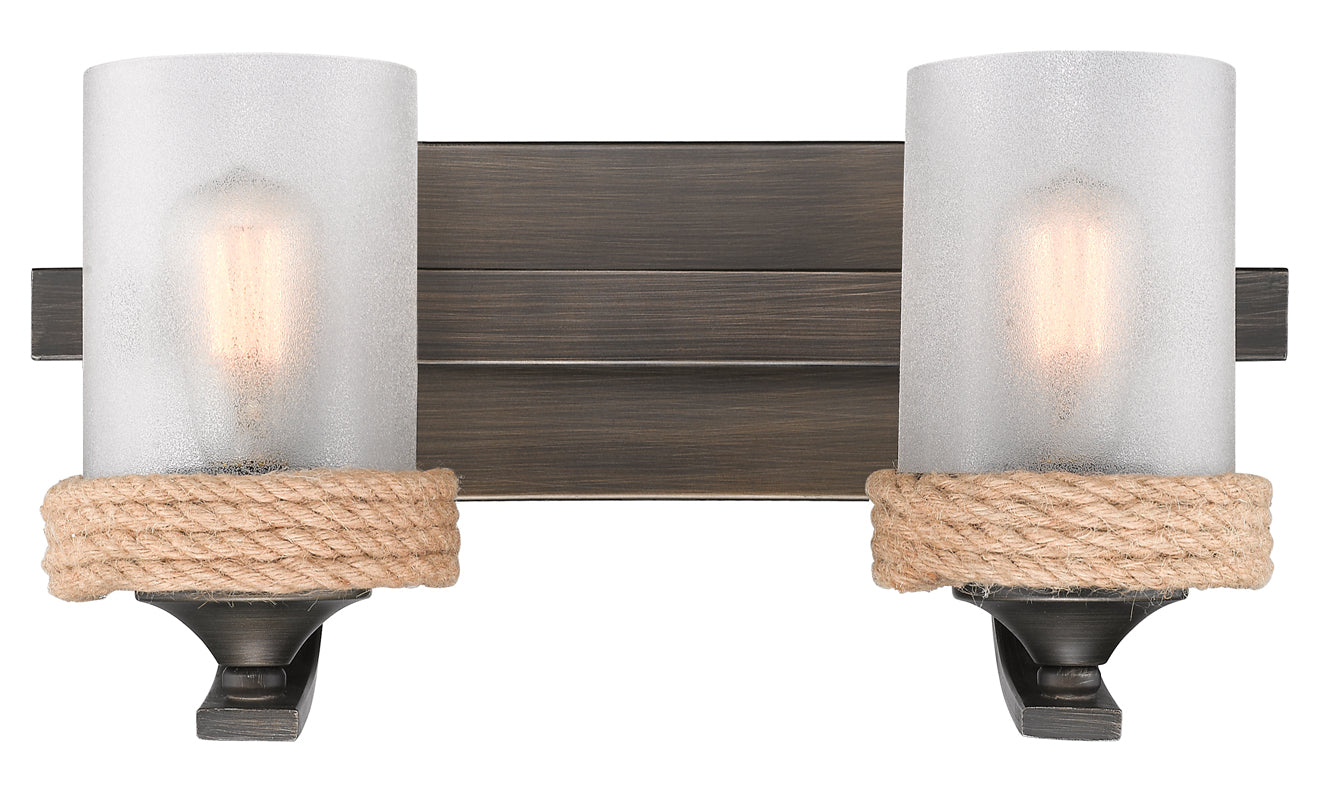 2 Light Bath Vanity by Golden