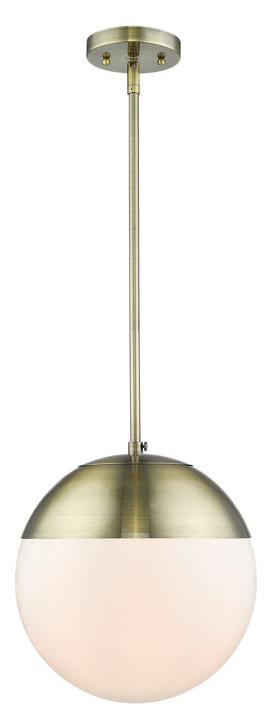 1 Light Pendant With Rod by Golden
