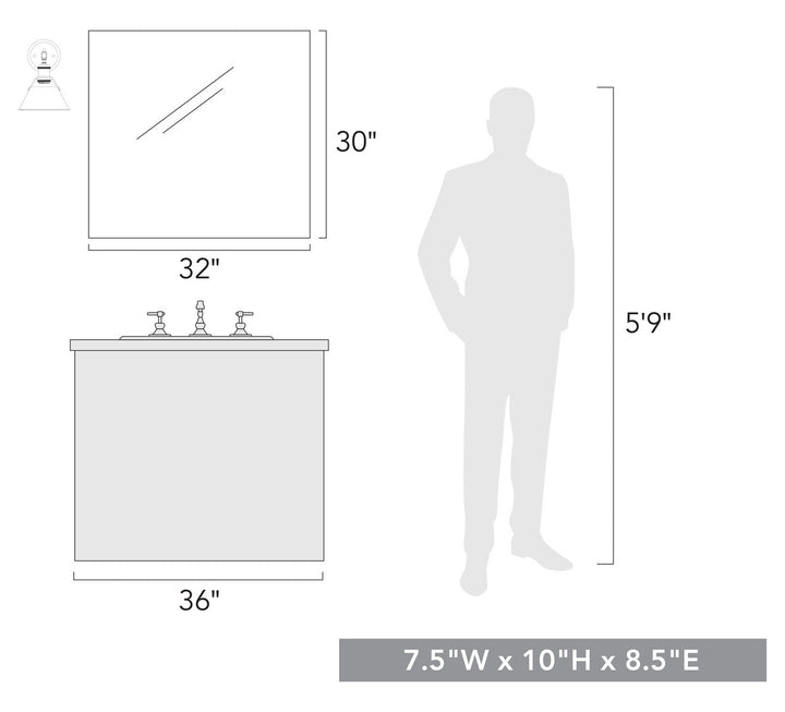 1 Light Bath Vanity