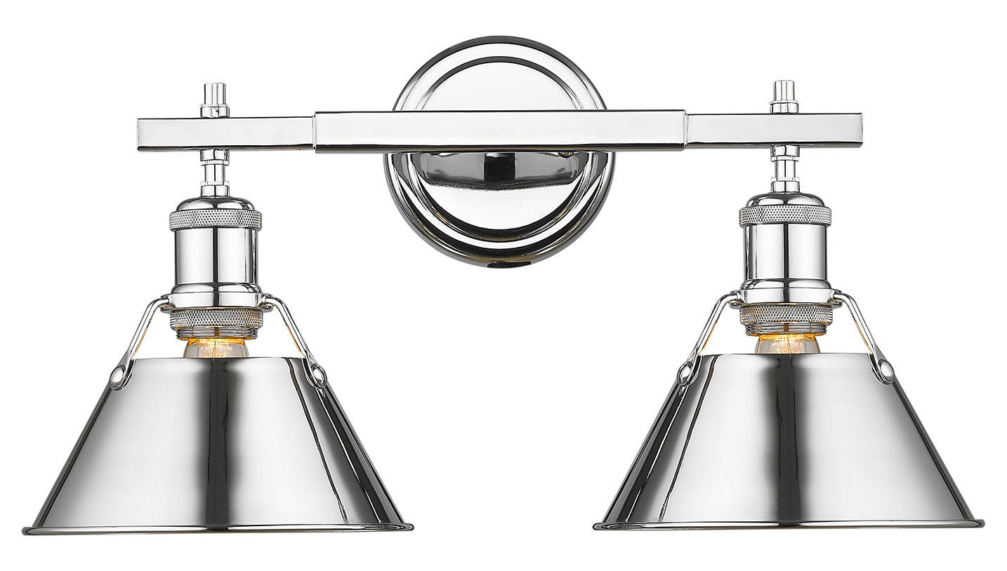 2 Light Bath Vanity by Golden