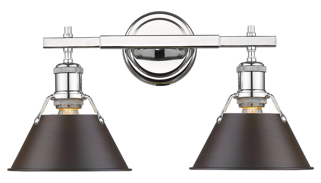2 Light Bath Vanity by Golden