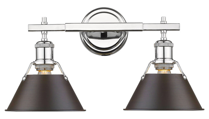 2 Light Bath Vanity by Golden