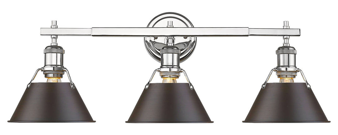 3 Light Bath Vanity by Golden