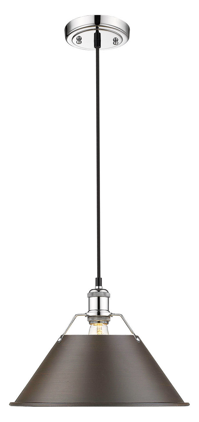 1 Light Pendant - 14In. by Golden