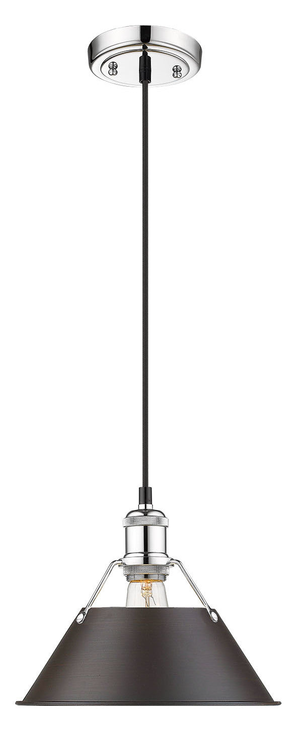 1 Light Pendant - 10In. by Golden
