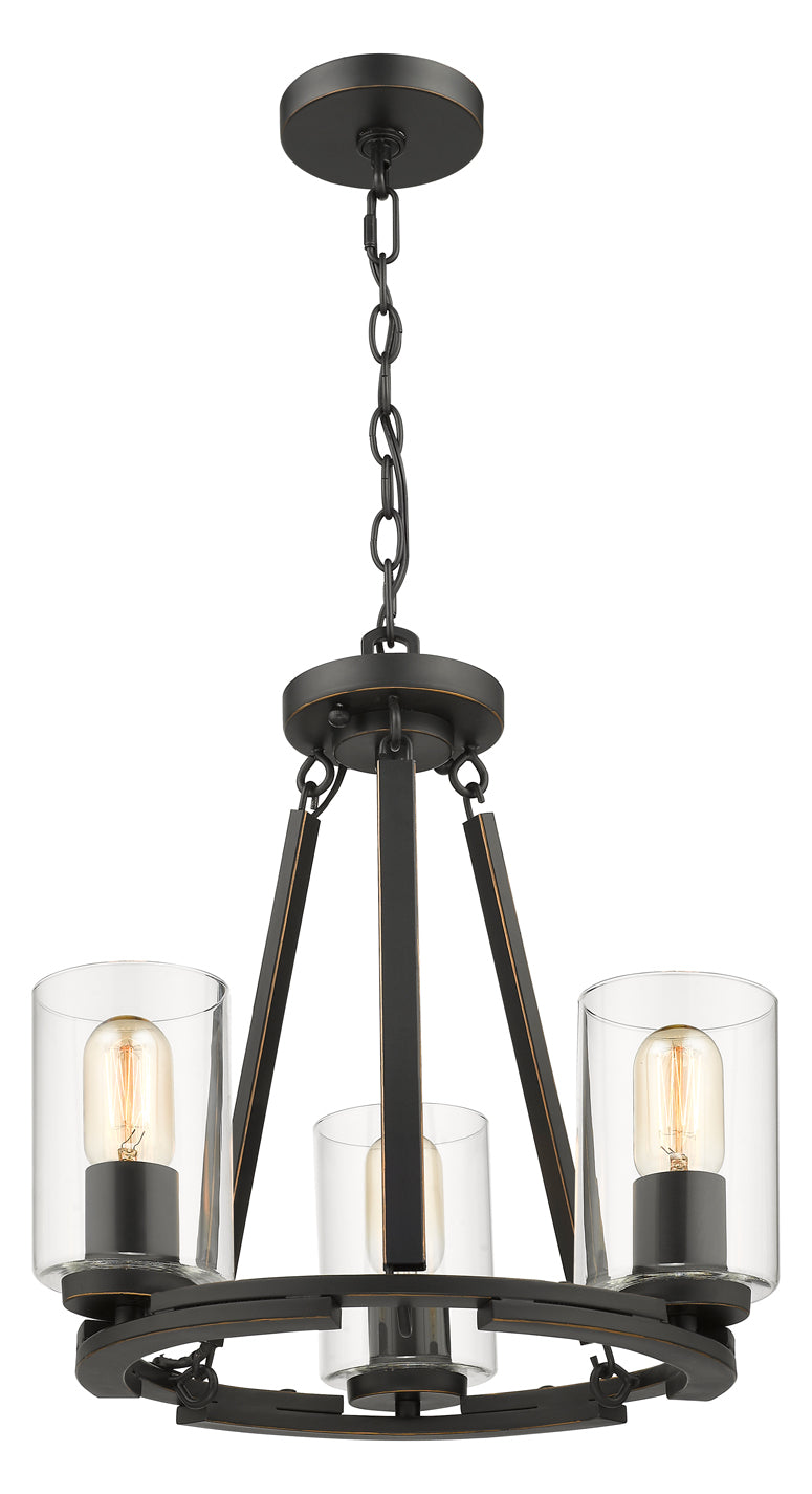 3 Light Chandelier (Convertible)