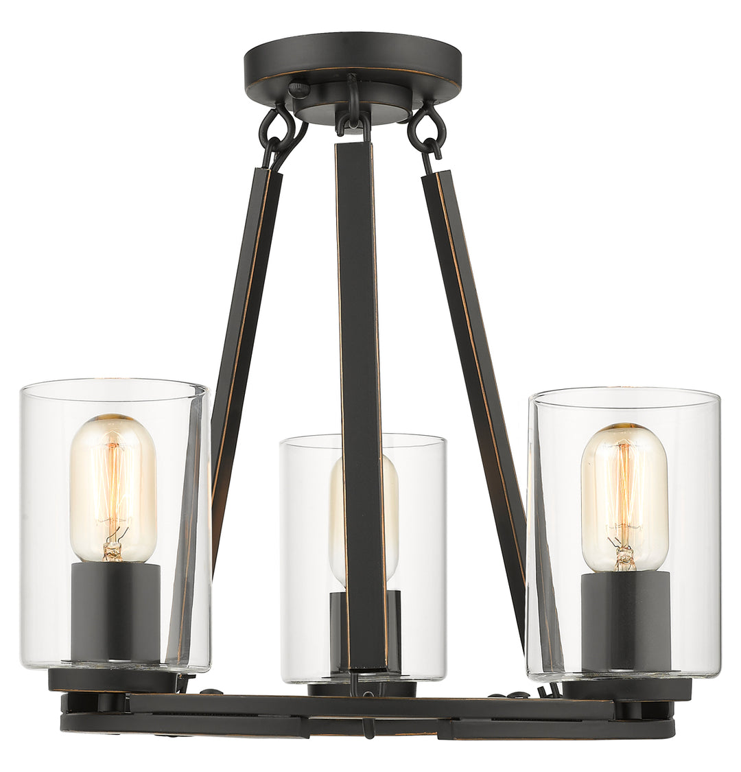 3 Light Chandelier (Convertible)