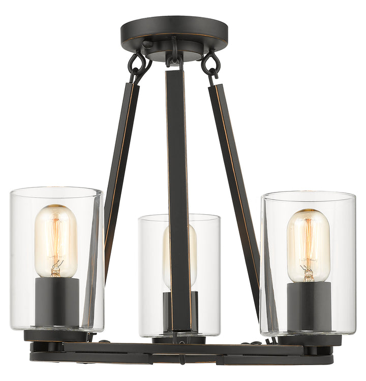 3 Light Chandelier (Convertible)