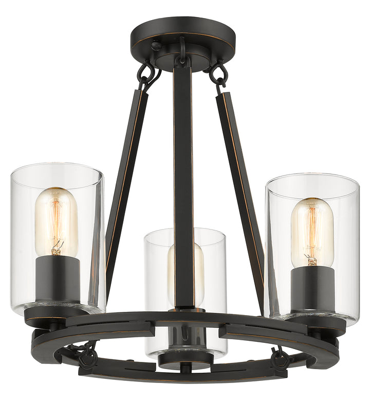 3 Light Chandelier (Convertible)