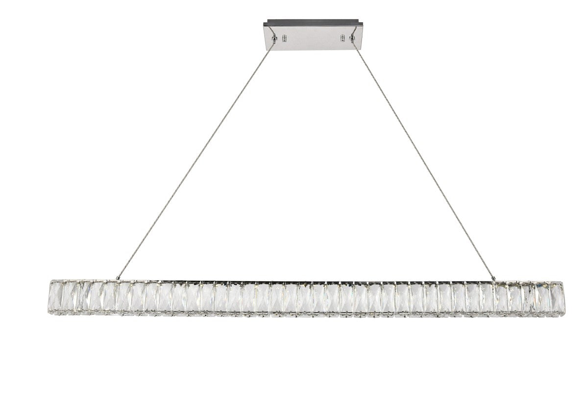 Integrated LED chip light Chrome Chandelier Clear Royal Cut Crystal by Elegant Lighting
