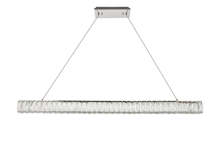 Integrated LED chip light Chrome Chandelier Clear Royal Cut Crystal by Elegant Lighting