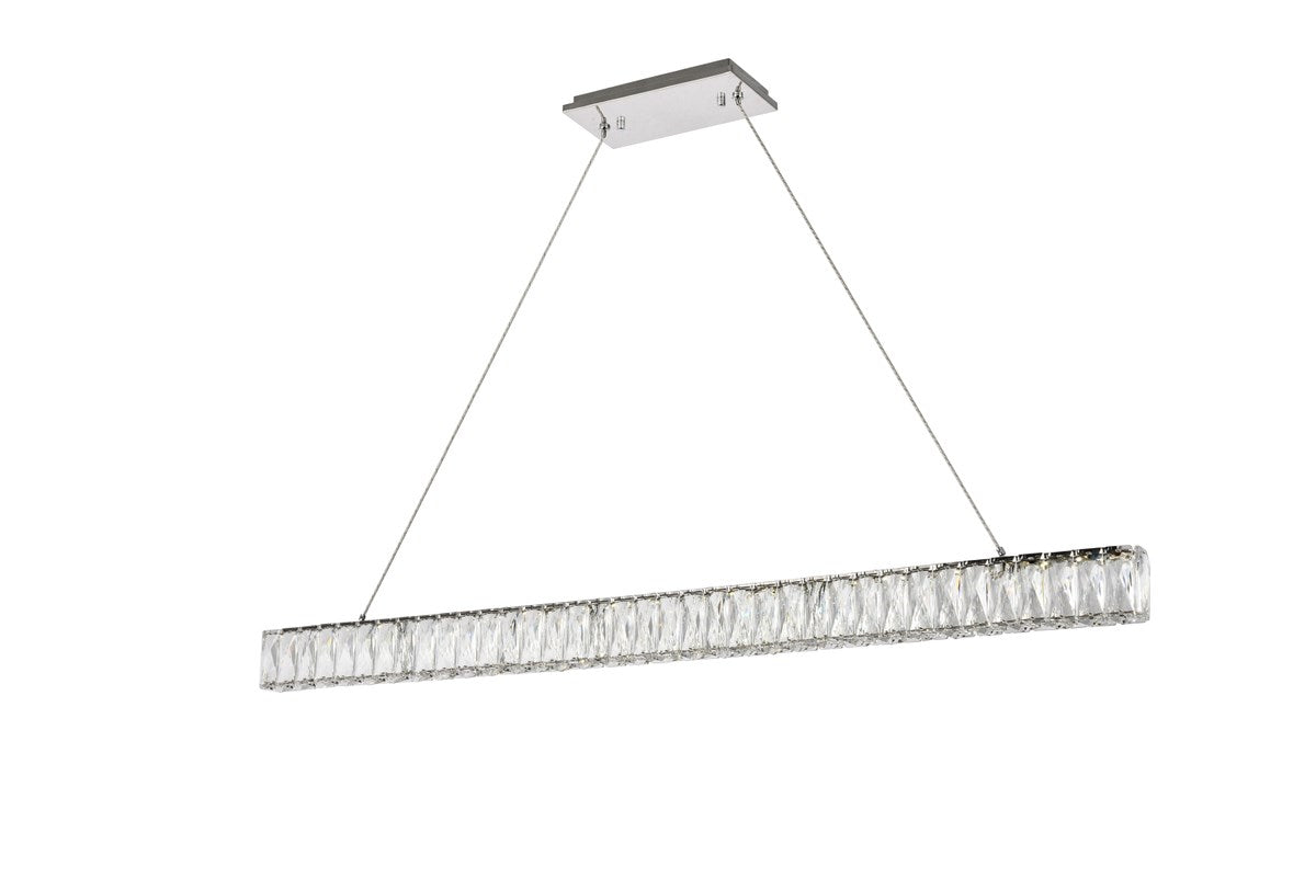 Integrated LED chip light Chrome Chandelier Clear Royal Cut Crystal