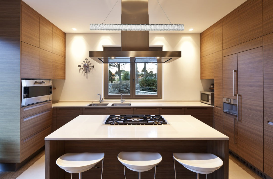 Integrated LED chip light Chrome Chandelier Clear Royal Cut Crystal