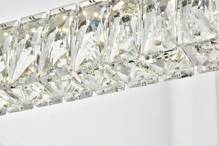 Integrated LED chip light Chrome Chandelier Clear Royal Cut Crystal